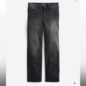 J.CREW mid-rise '90s classic straight-fit jean in Charcoal wash